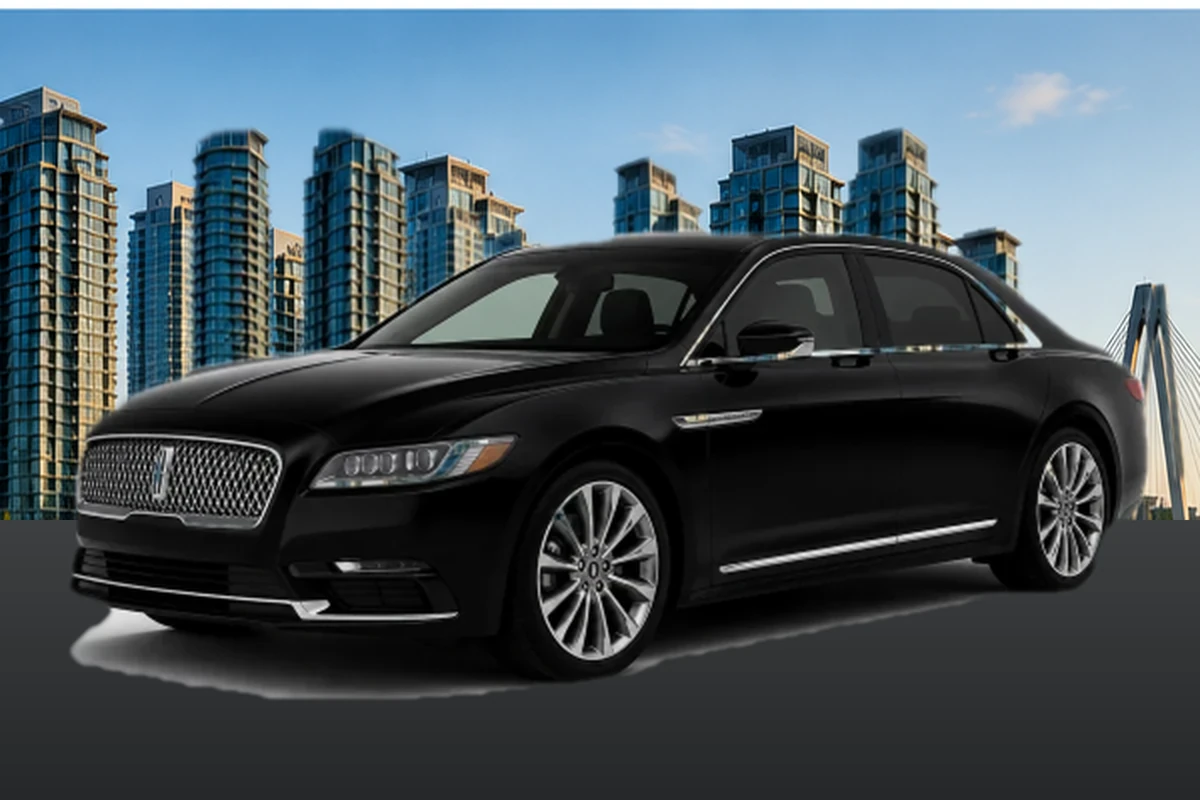 Black Lincoln Continental for Surrey limousine service